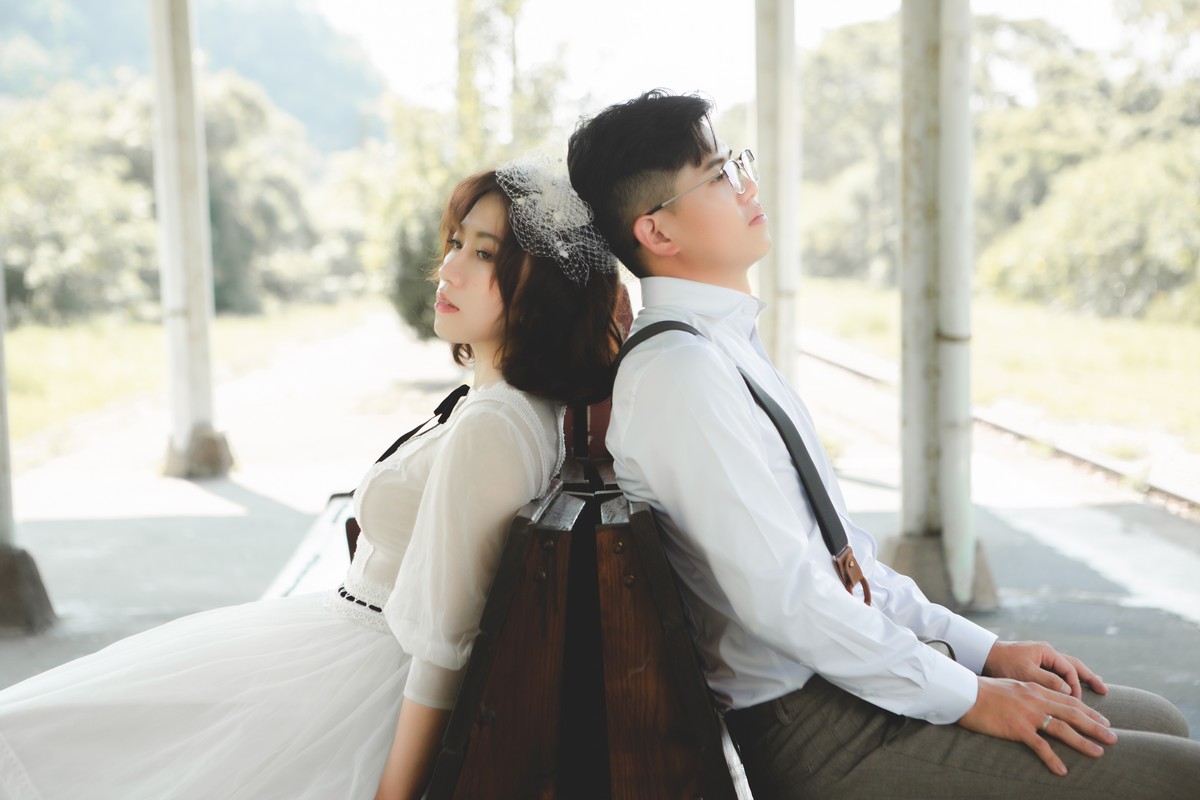 台中婚紗外拍,泰安車站婚紗,台中復古婚紗景點